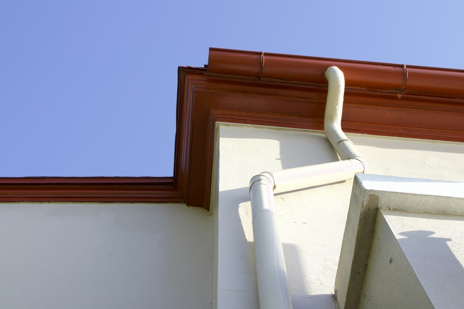 Stock photo: gutter and downspout